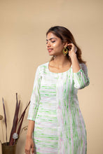Load image into Gallery viewer, Watercolor  - Green KURTI ONLY