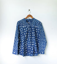 Load image into Gallery viewer, Indigo Polka Top