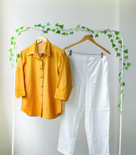 Load image into Gallery viewer, Handloom Mustard Shirt