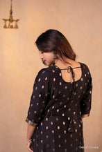 Load image into Gallery viewer, NOOR - BLACK SET with DUPATTA