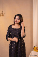 Load image into Gallery viewer, NOOR - BLACK SET with DUPATTA