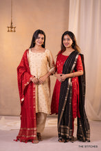 Load image into Gallery viewer, NOOR - BEIGE SET with DUPATTA