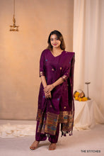 Load image into Gallery viewer, AMAIRA PURPLE SET with DUPATTA