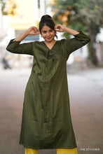 Load image into Gallery viewer, OLIVE - KURTI ONLY (M Available)