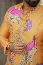 Load image into Gallery viewer, Arsh - Mustard / Brush Painted Print