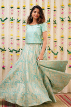 Load image into Gallery viewer, SAPNA BLUE TOP ONLY - (XL Available)