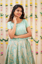 Load image into Gallery viewer, SAPNA BLUE TOP ONLY - (XL Available)