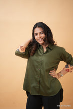 Load image into Gallery viewer, OLIVE GREEN SHIRT