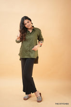 Load image into Gallery viewer, OLIVE GREEN SHIRT