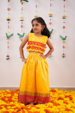 Load image into Gallery viewer, TRISHI SKIRT SET - YELLOW (4-5YRS Available)