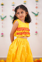 Load image into Gallery viewer, TRISHI SKIRT SET - YELLOW (4-5YRS Available)