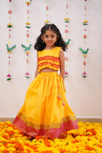 Load image into Gallery viewer, TRISHI SKIRT SET - YELLOW (4-5YRS Available)