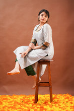 Load image into Gallery viewer, KRITHA - STEEL GREY KURTI ONLY