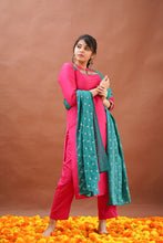 Load image into Gallery viewer, LIYA - DARK PINK KURTI ONLY