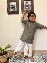 Load image into Gallery viewer, Druv Kurta - Grey