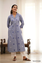 Load image into Gallery viewer, Ginni - Blue Kurti Only