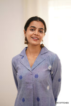 Load image into Gallery viewer, Ginni - Blue Kurti Only