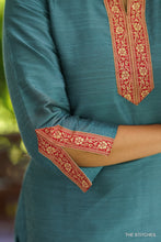 Load image into Gallery viewer, BLUE DUPION KURTI ONLY