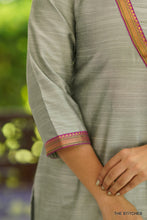 Load image into Gallery viewer, AASHNA - GREY KURTI ONLY