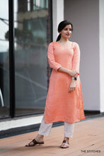 Load image into Gallery viewer, Orange Manjari Kurti only