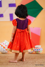 Load image into Gallery viewer, PONGAL POT FROCK - PURPLE (1-2yr Available)