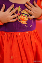 Load image into Gallery viewer, PONGAL POT FROCK - PURPLE (1-2yr Available)