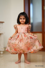 Load image into Gallery viewer, SHINY - PEACH PINK FROCK