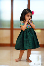 Load image into Gallery viewer, Mia - Bottle Green Frock