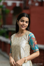 Load image into Gallery viewer, PATOLA - BLUE KURTI ONLY (S, M Available)