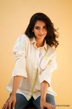 Load image into Gallery viewer, MULTI PATCH SHIRT - OFF WHITE