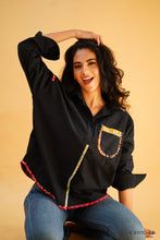 Load image into Gallery viewer, MULTI PATCH SHIRT - BLACK
