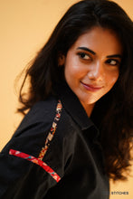 Load image into Gallery viewer, MULTI PATCH SHIRT - BLACK