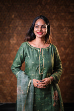 Load image into Gallery viewer, LYRA KURTI with DUPATTA - GREEN