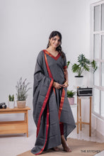 Load image into Gallery viewer, MANGALAGIRI KURTI with DUPATTA - GREY
