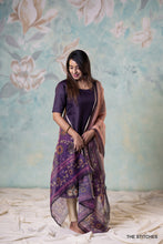 Load image into Gallery viewer, ANIKA KURTI with DUPATTA - PURPLE
