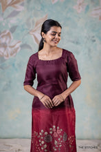 Load image into Gallery viewer, ANIKA KURTI with DUPATTA - MAROON

