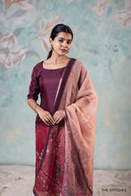 Load image into Gallery viewer, ANIKA KURTI with DUPATTA - MAROON
