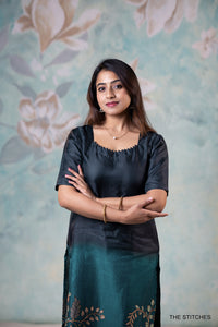 ANIKA KURTI with DUPATTA - GREEN