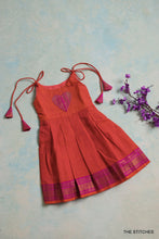 Load image into Gallery viewer, MANGALAGIRI FROCK - PEACH

