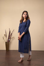 Load image into Gallery viewer, Navy Blue Kurti Only
