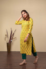 Load image into Gallery viewer, Yellow Ikat Top Only (S Available)
