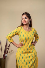 Load image into Gallery viewer, Yellow Ikat Top Only (S Available)
