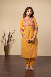 Handloom Mustard Set ( S Available)