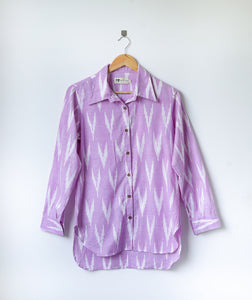 Purple ikat Shirt