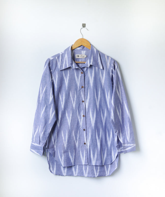 Blue ikat - Shirt (M,L,XL Available)