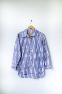 Blue ikat - Shirt (M,L,XL Available)