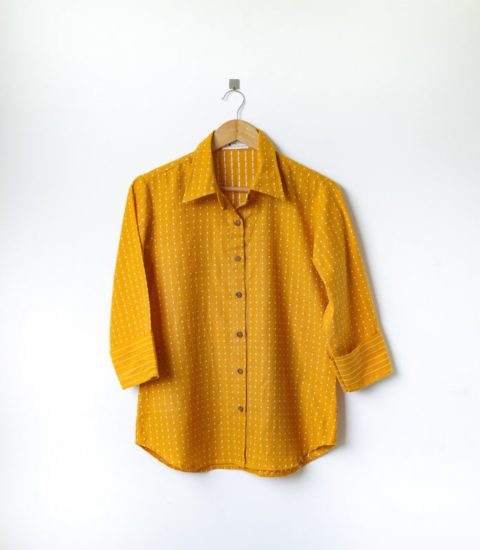 Handloom Mustard Shirt