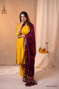 NOOR - YELLOW SET with DUPATTA