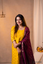 Load image into Gallery viewer, NOOR - YELLOW SET with DUPATTA
