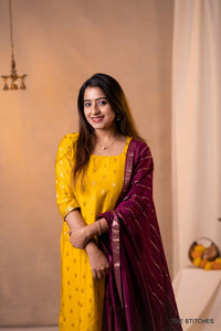NOOR - YELLOW SET with DUPATTA